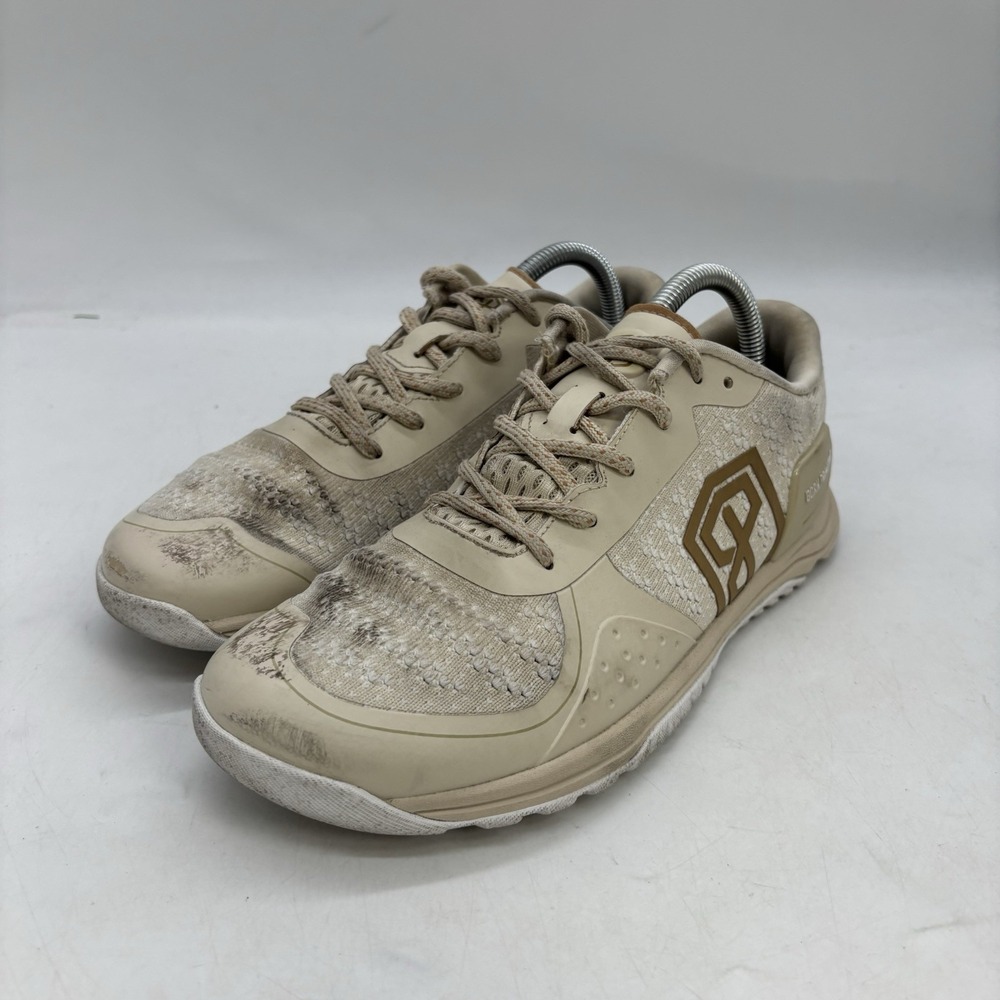Born Primitive Shoes Womens 10 Savage 1 Training CrossFit Gym Sneakers Beige